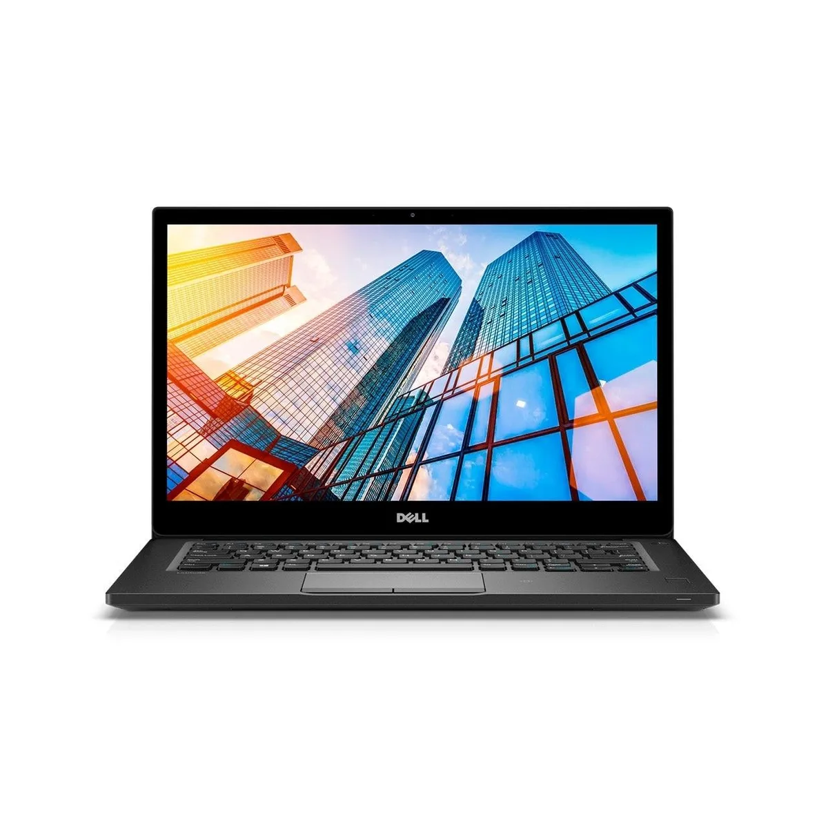 Black 14-inch Dell Latitude 7400 laptop with touchscreen display