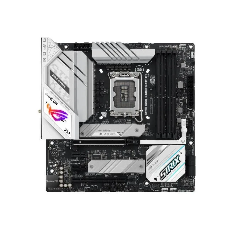 ASUS ASUS ROG STRIX B760-G GAMING WIFI D4 LGA1700 mATX Intel motherboard 4xDDR4 PCIe 5.0 2xM.2 4xSATA HDMI DP — product photo