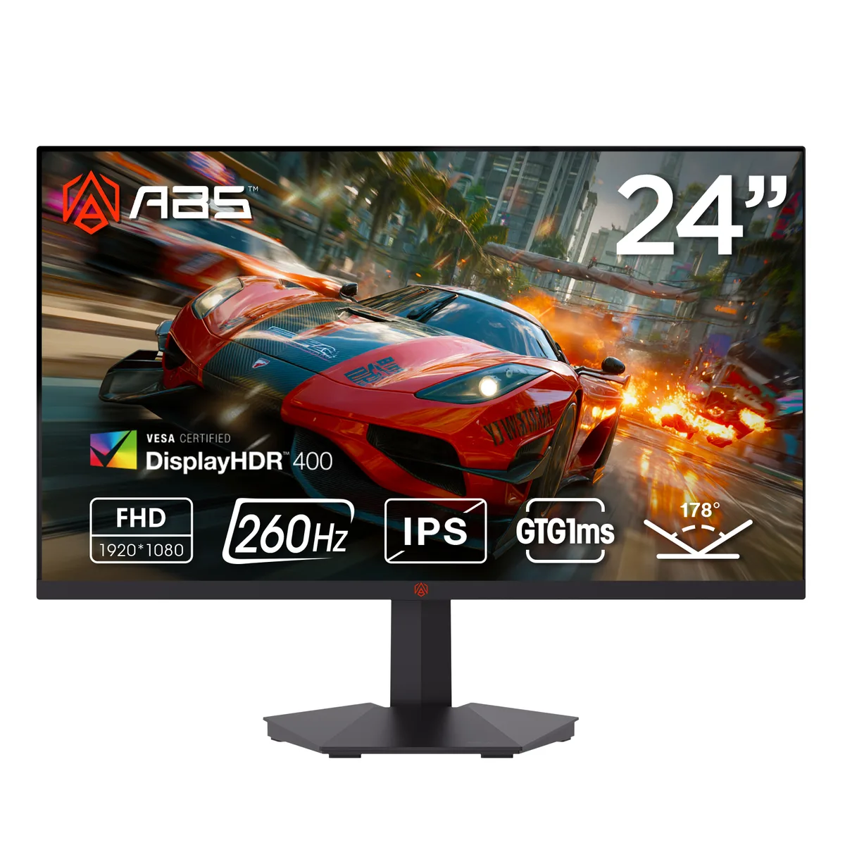 ABS ABS GF241NE 23.8" 1080p 260Hz Fast IPS gaming monitor — product photo