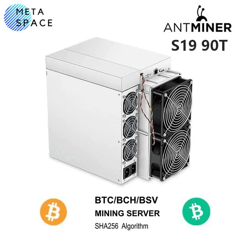 AFRNDK AFRNDK Antminer S19 90T 90TH/s SHA-256 ASIC mining hardware — product photo