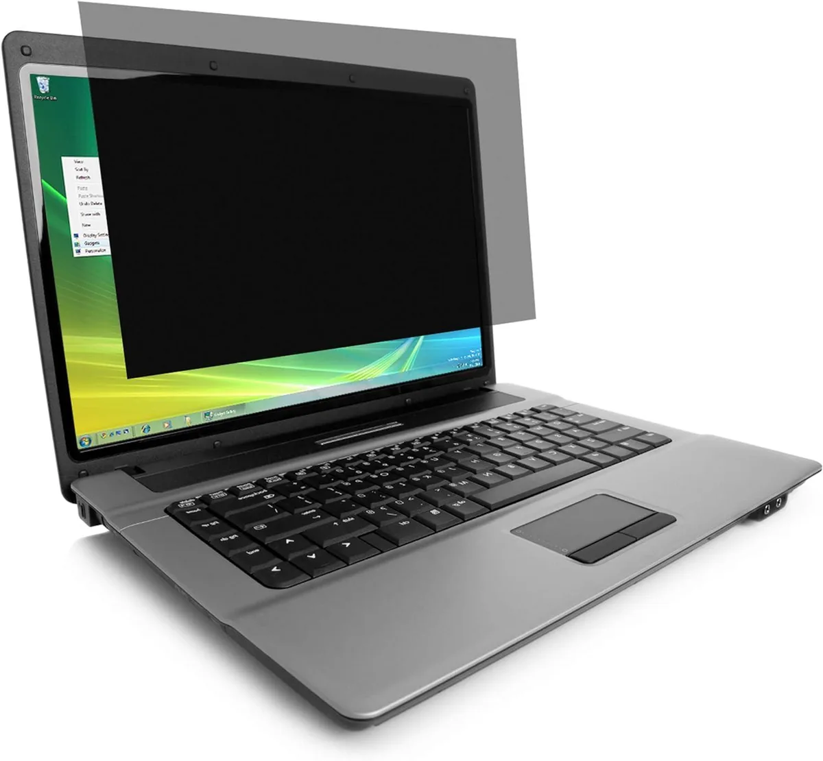 Silver 14 inch laptop with touchscreen display