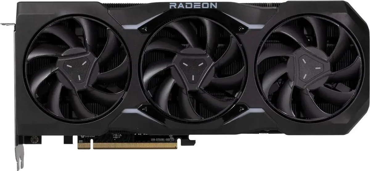 AMD Radeon RX 7900 XTX Founders Edition graphics card with triple fans