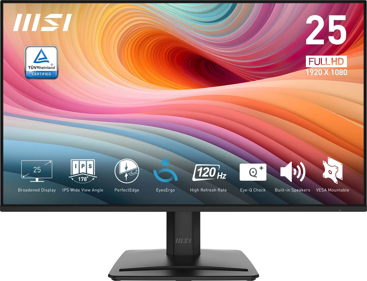 MSI MSI PRO MP251 E2 25" 120Hz IPS monitor — product photo