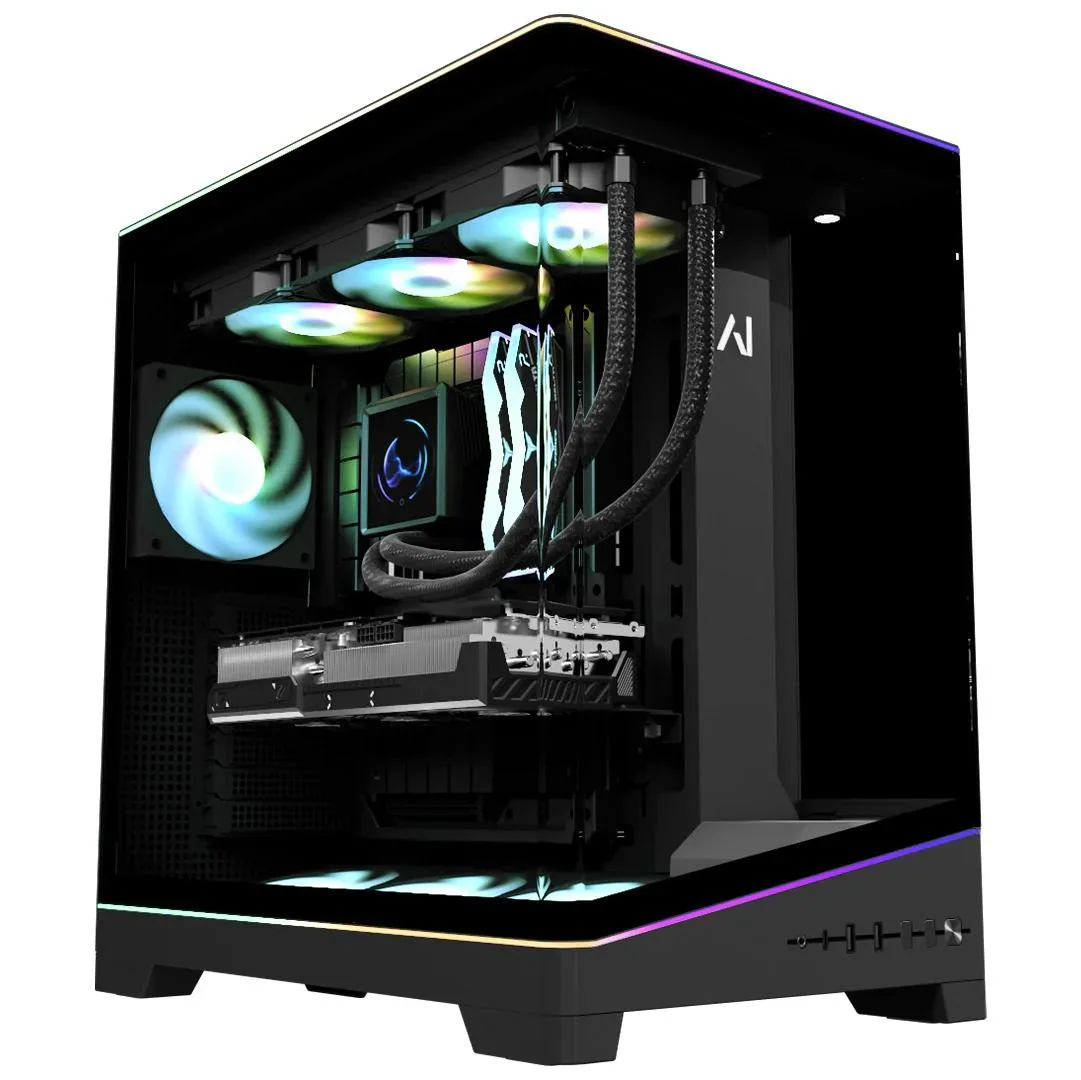Andromeda Insights Andromeda Insights Elite 50 V4 Gaming PC RTX 5070 Ti Ryzen 7 9800X3D 32GB DDR5 2TB NVMe 850W Gold LCD Cooler — fotografia produktu