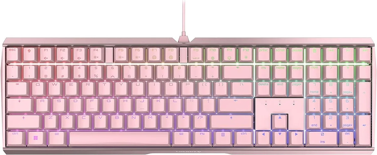 Cherry Cherry MX Board 3.0 S Wired Mechanical Gaming Keyboard MX Silent Red Pink — photo du produit