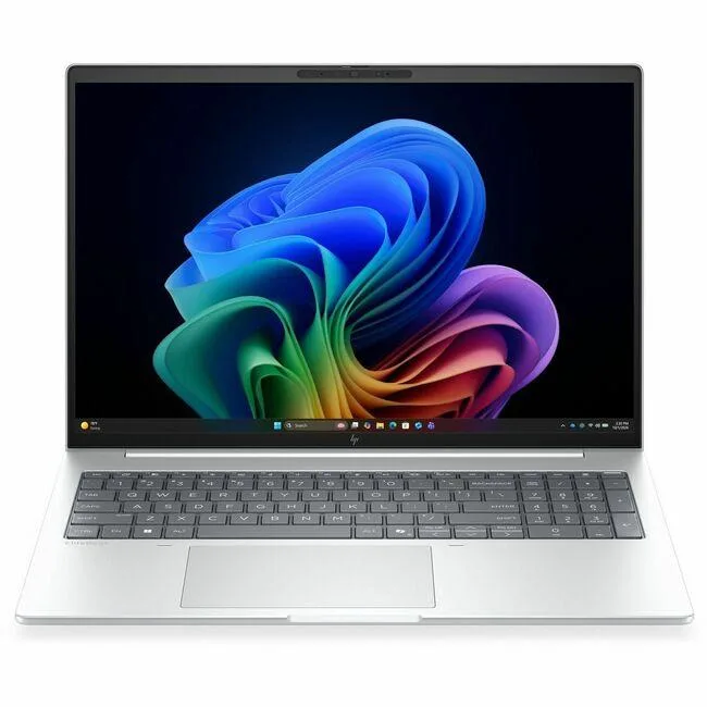 Silver 16 inch laptop with English keyboard and integrated Radeon 860M graphics