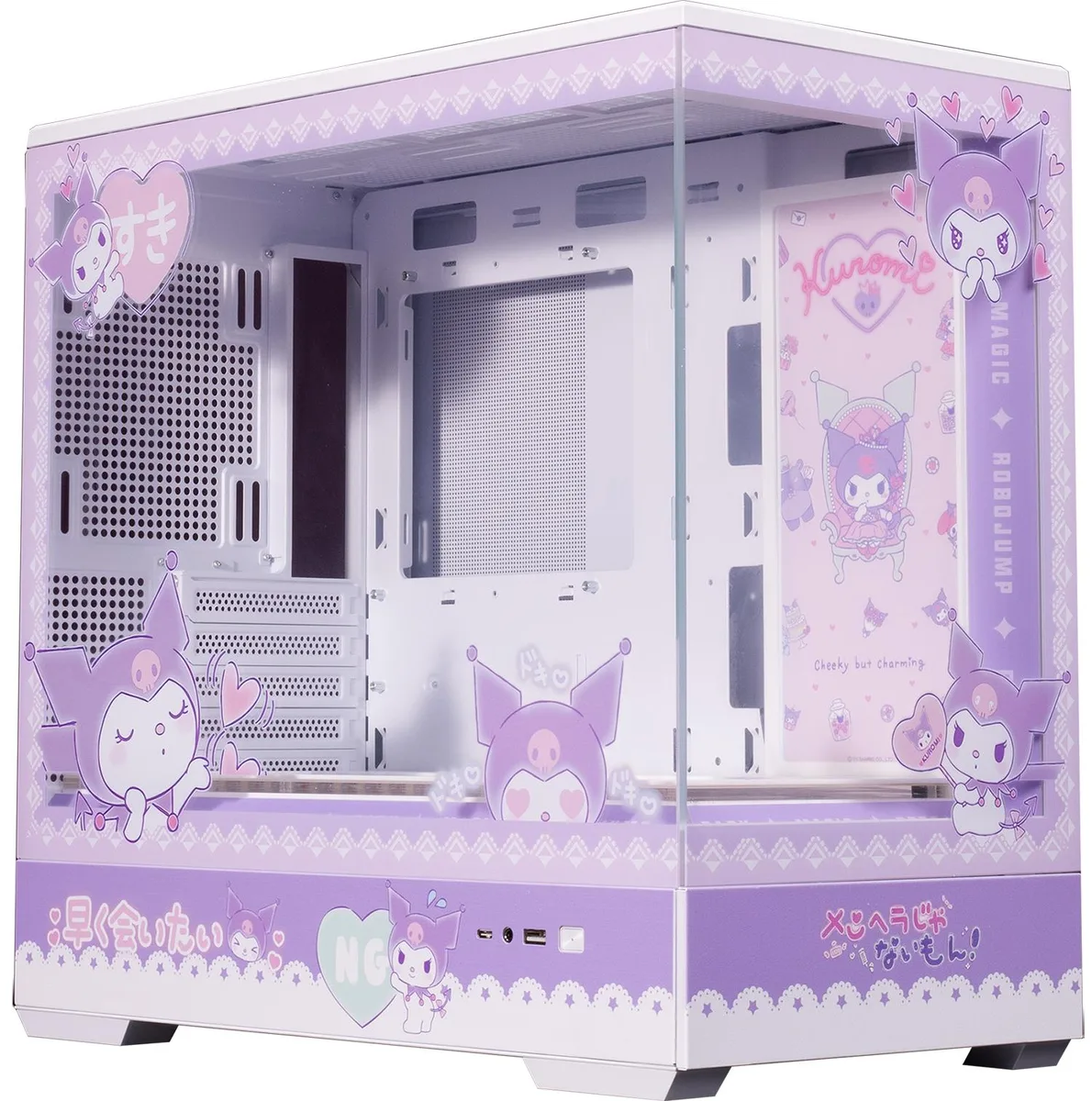 Corn Electronics Corn Electronics Bauhaus Micro-ATX ITX PC Case Kuromi Edition — photo du produit