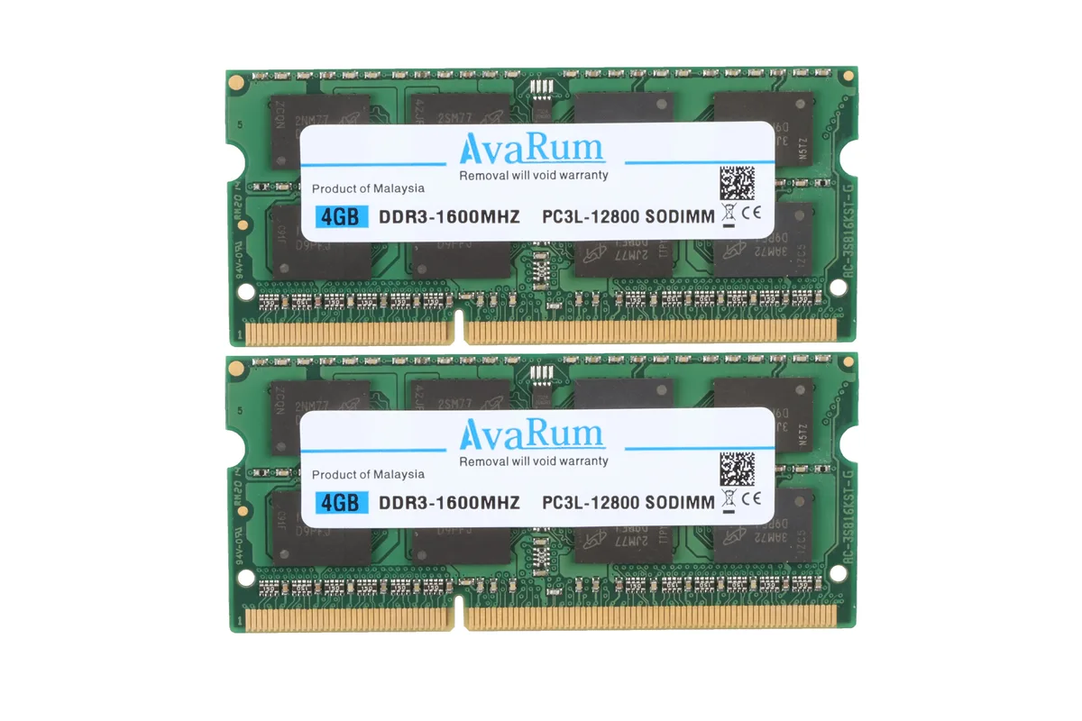 Avarum Avarum Avarum-3L41600-SODIMM 8GB (2 x 4GB) DDR3L 1600 laptop RAM — صورة المنتج