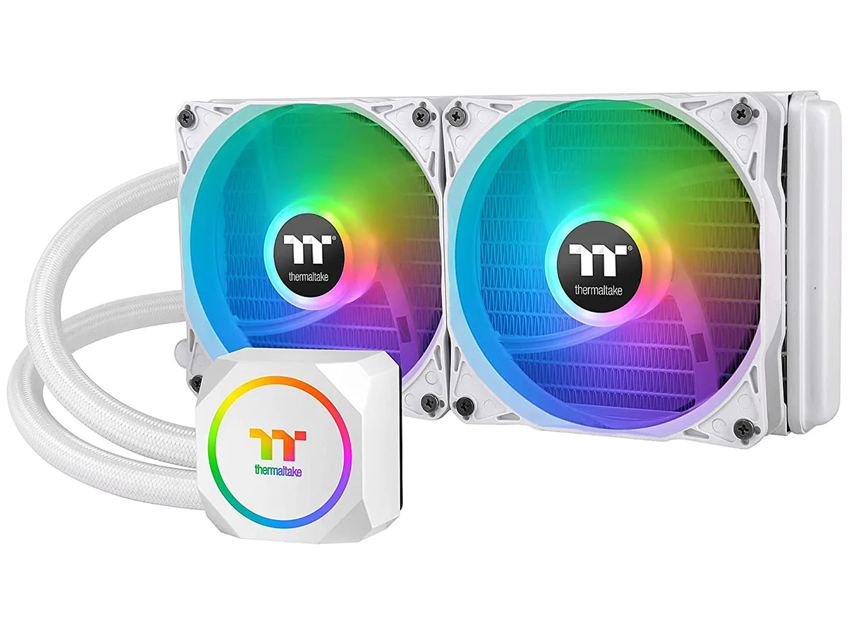 Thermaltake Thermaltake TH240 ARGB Sync Snow Edition liquid cooler CL-W301-PL12SW-B — photo du produit