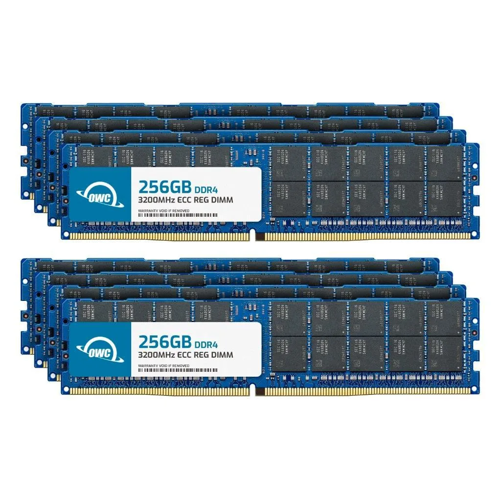 OWC OWC 2TB (8x256GB) DDR4 3200 PC4-25600 CL22 8Rx4 288-pin 1.2V ECC Registered RDIMM server RAM — produktfoto