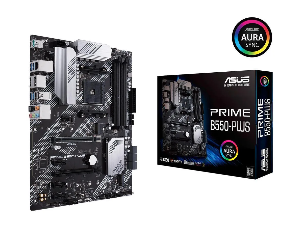 ASUS ASUS PRIME B550-PLUS AM4 AMD motherboard — product photo