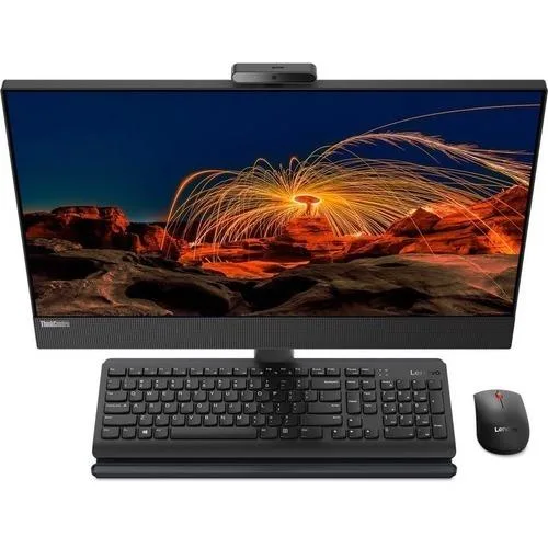 Lenovo ThinkCentre M90a Gen 3 all-in-one desktop with 23.8 inch touchscreen display