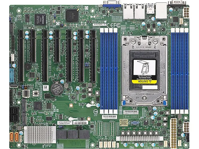 Supermicro Supermicro MBD-H12SSL-C-O server motherboard Socket SP3 EPYC 7003/7002 DDR4 3200 ATX — productfoto