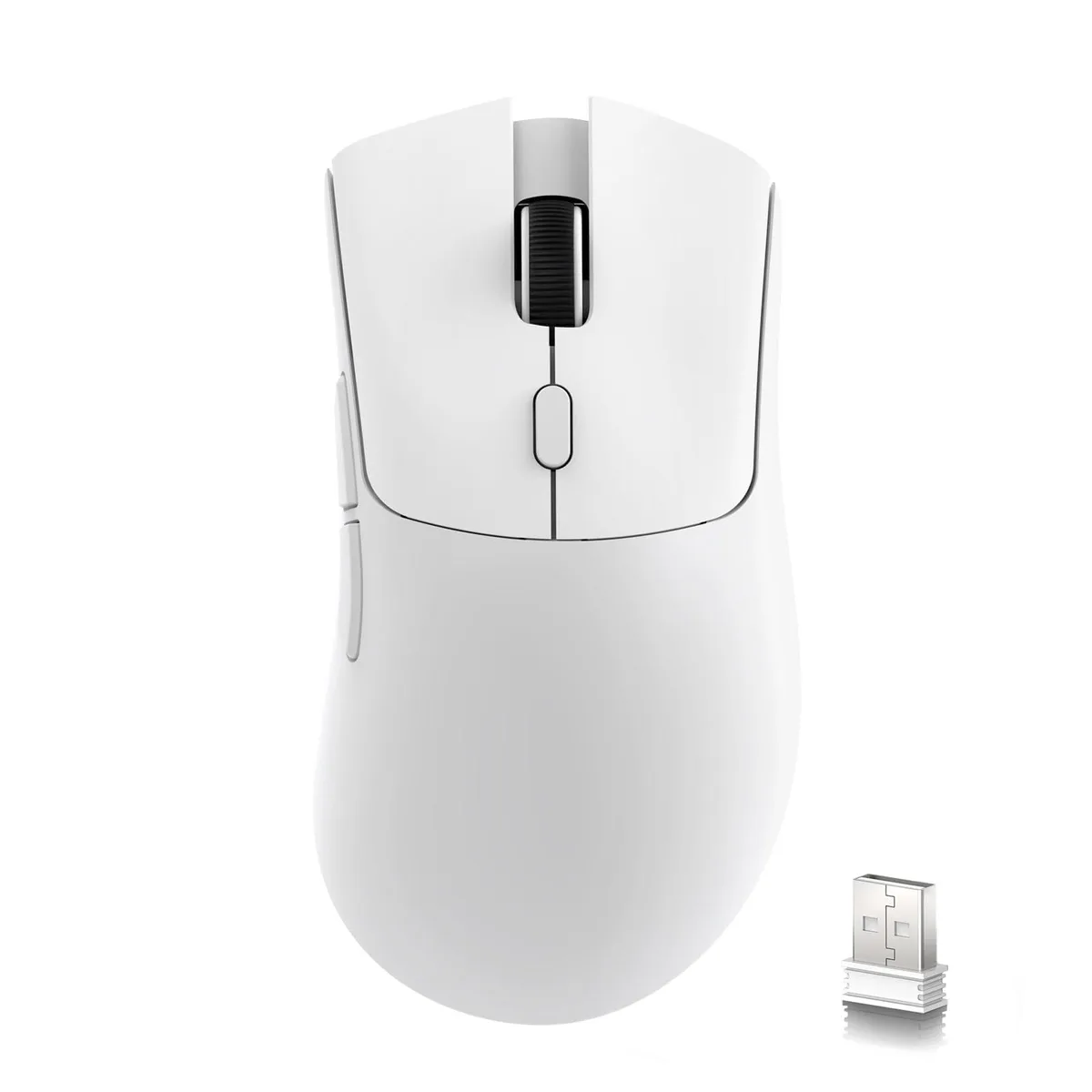 Attack Shark Attack Shark R1 Tri-Mode Wireless Gaming Mouse White 55g PAW3311 18000 DPI 20M Clicks — product photo