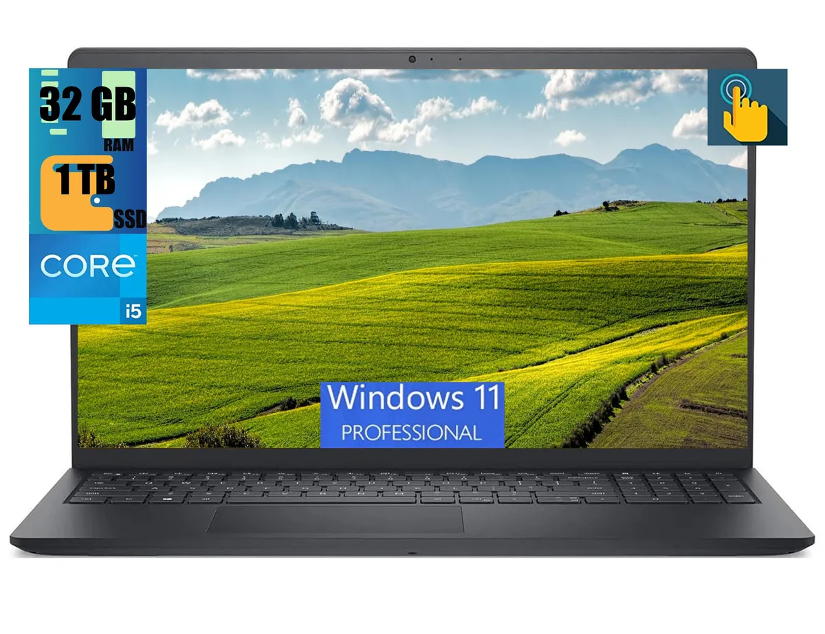 DELL Dell Inspiron 15 3520 laptop 15.6" FHD touchscreen Core i5-1235U 32GB 1TB SSD — photo du produit
