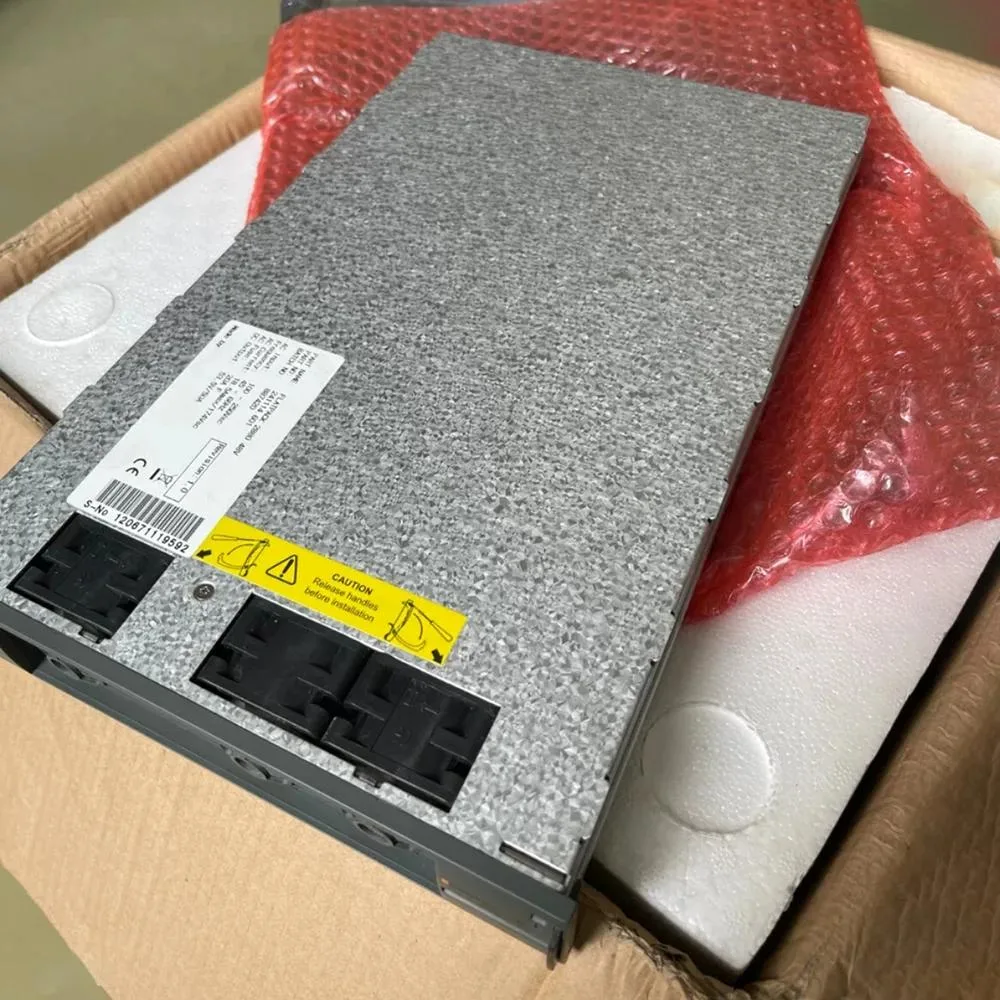 Rectangular ATX power supply unit in silver metal finish
