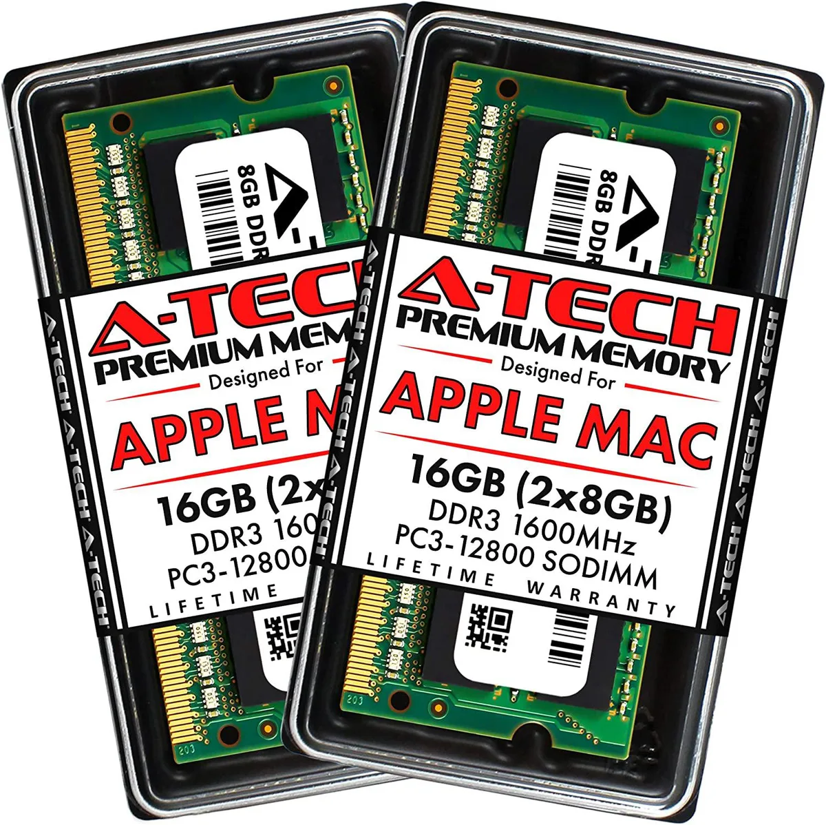 A-Tech A-Tech 16GB (2x8GB) DDR3 1600MHz 204-Pin SODIMM Memory Upgrade Kit — ürün fotoğrafı