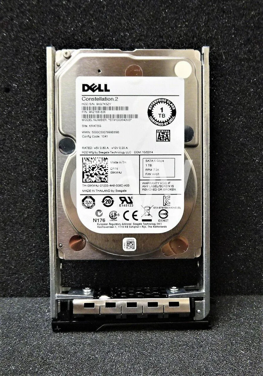 Silver 2.5 inch internal hard drive with caddy tray