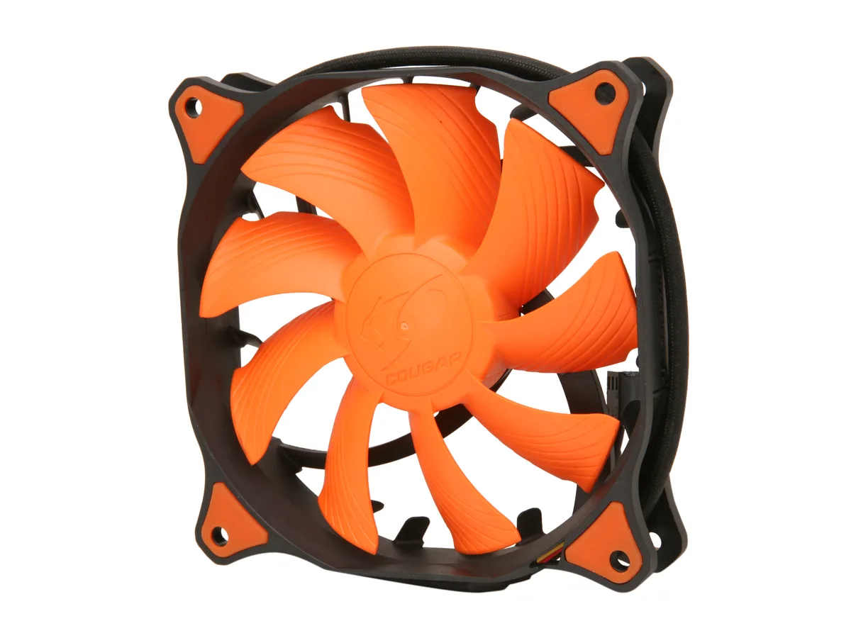 COUGAR COUGAR CF-V12H 120mm case fan 1200 RPM 60.4 CFM 17.7 dB Hydro-Dynamic 25mm Orange — fotografia produktu