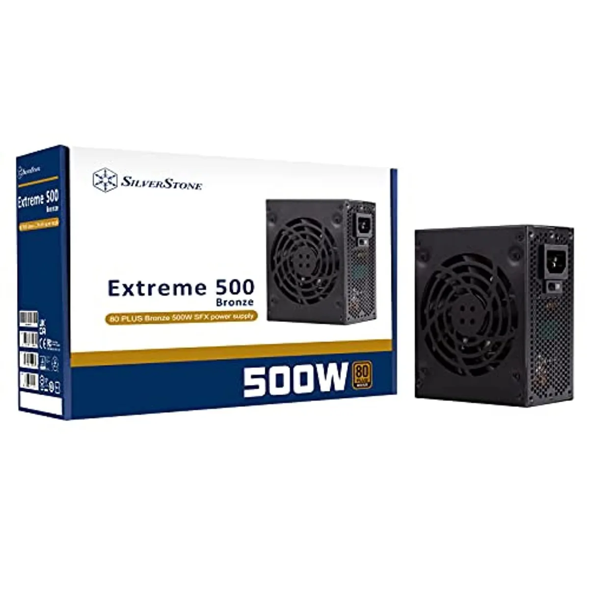 Silver SFX power supply with 92 mm fan and bracket