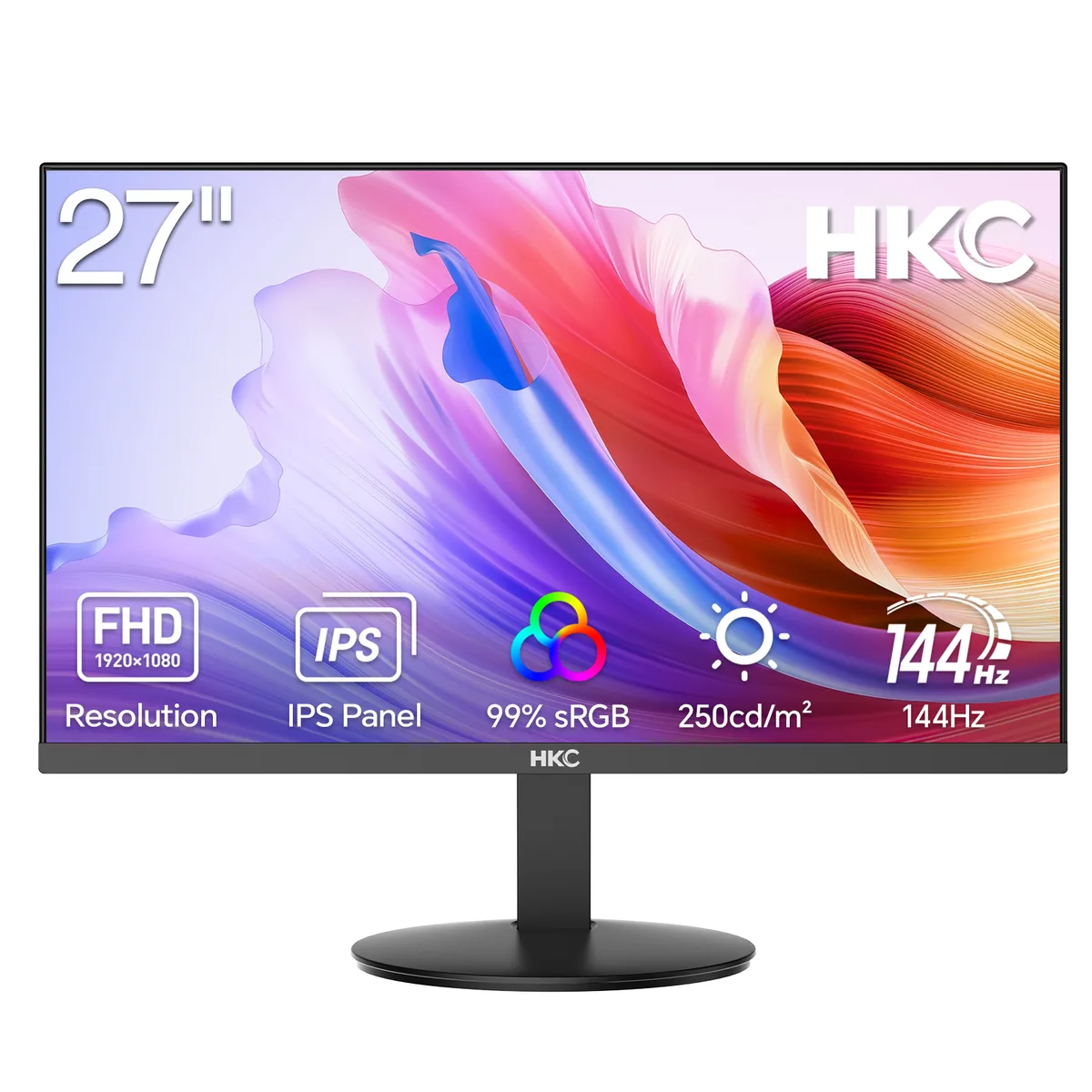 HKC HKC V2718S 27" 144Hz IPS gaming monitor — product photo