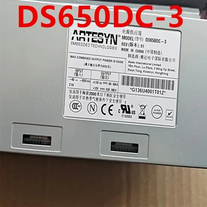 KHACHIMO KHACHIMO 650W ATX Power Supply 80 PLUS Gold For Artesyn DC DS650DC-3 — photo du produit