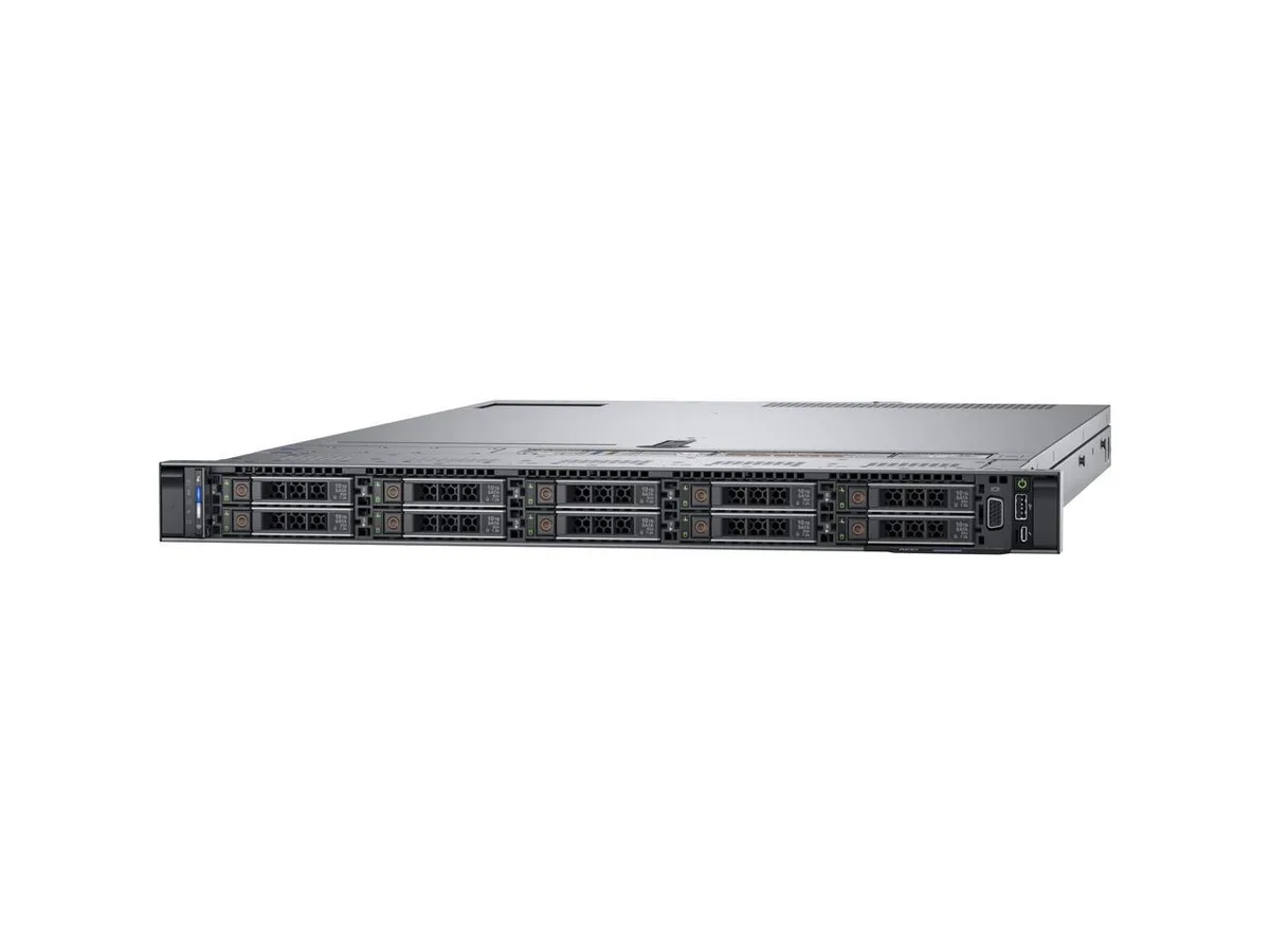 1U rack server with ten 2.5 inch drive bays silver finish