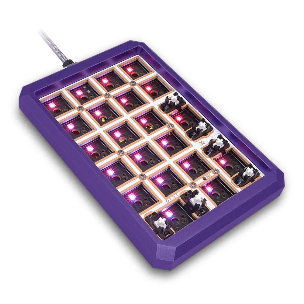 Corn Electronics Corn Electronics GK21S Purple Gaming Keyboard Kit — toote foto