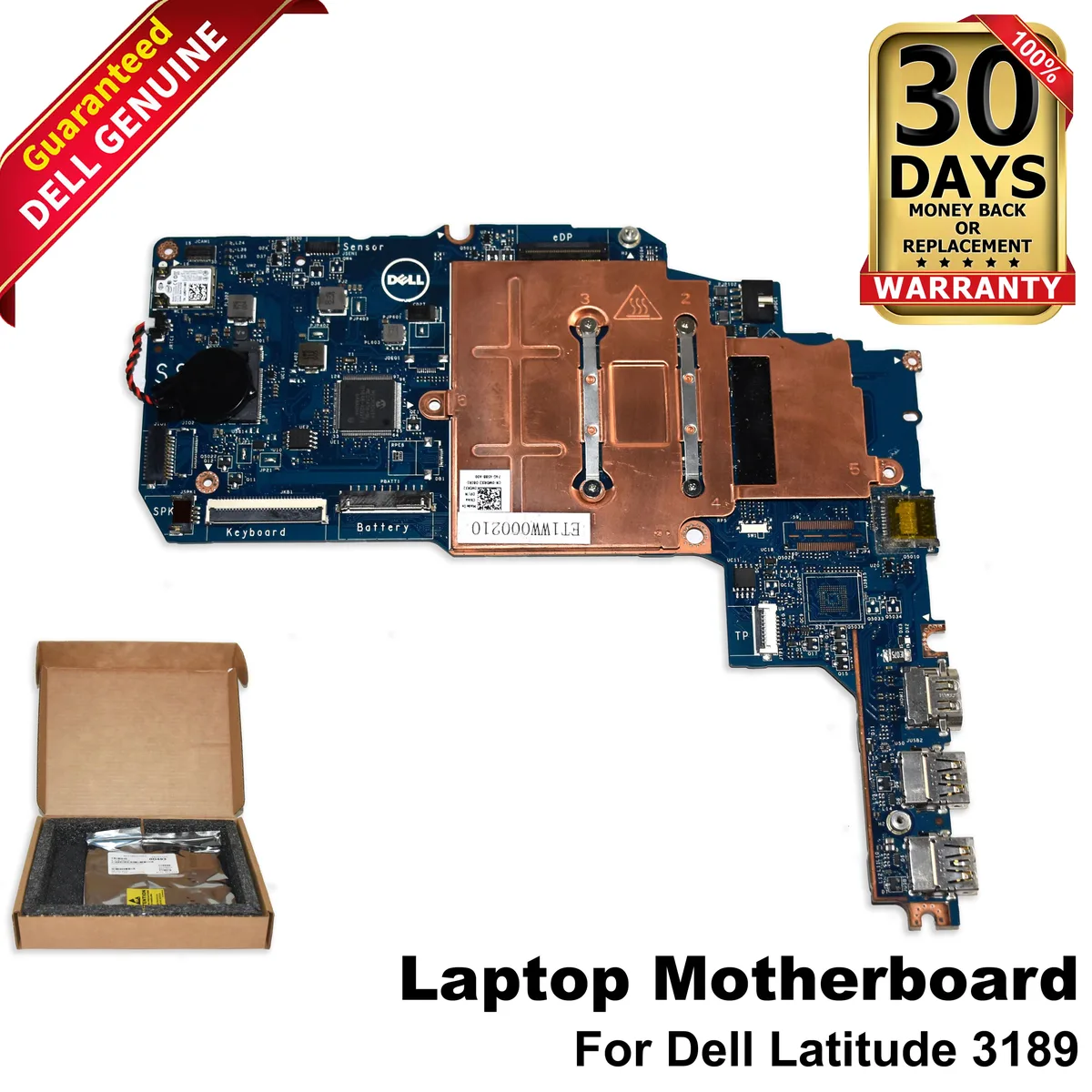 DELL DELL Latitude 3189 0D493 Motherboard N4200 1.1GHz 8GB DDR3L laptop replacement part — product photo