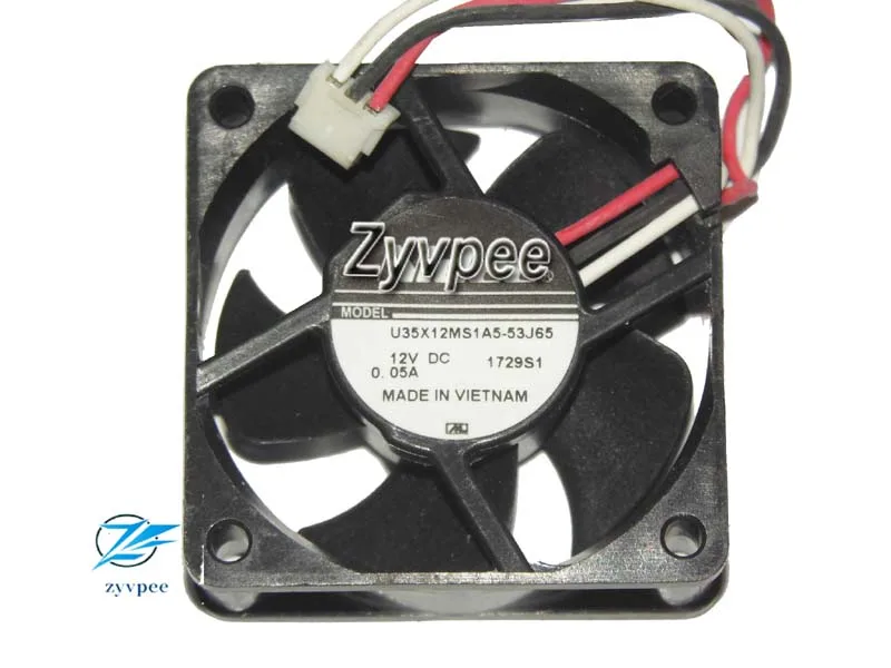 Zyvpee Zyvpee U35X12MS1A5-53J65 35mm 12V 3-pin case fan — foto del producto