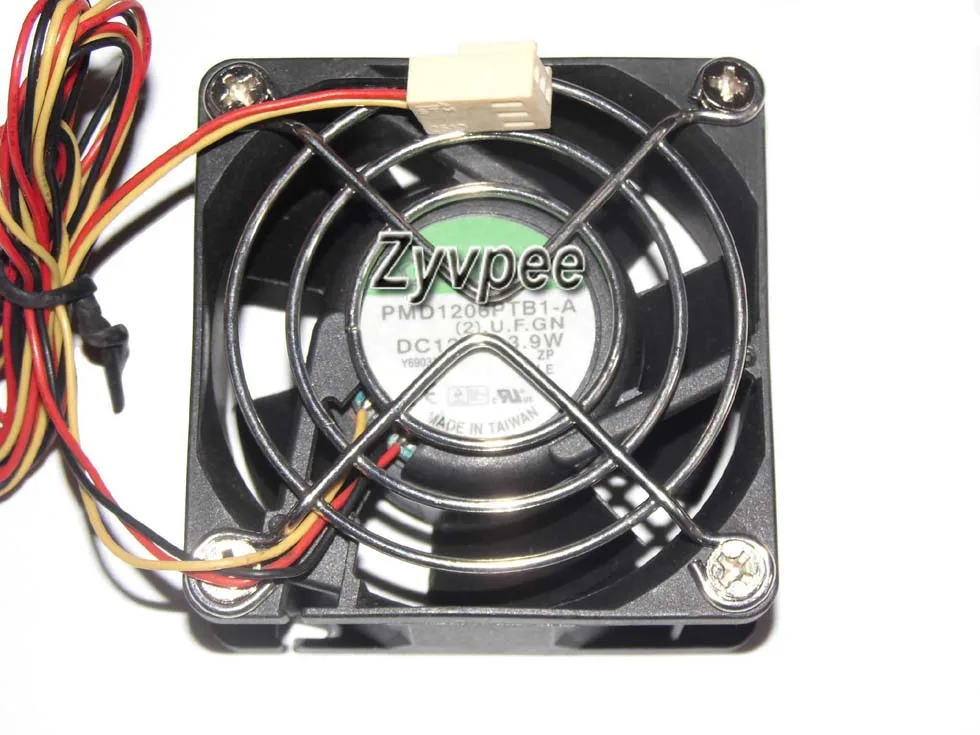 Zyvpee Zyvpee PMD1206PTB1-A 60mm 3 Pin 12V 3.9W Ball Bearing Case Fan — снимка на продукта