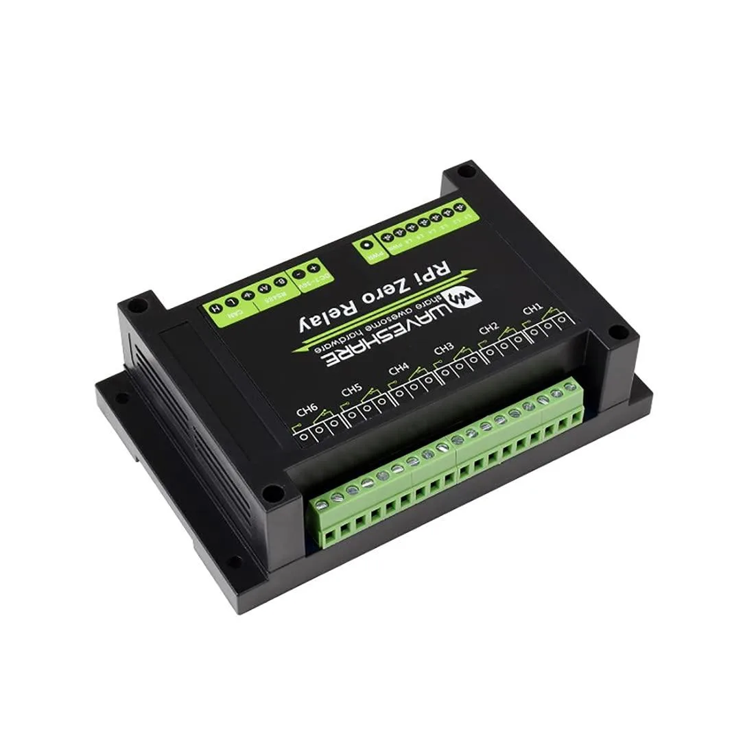 LORDWORLD LORDWORLD 6-Channel Relay Module RS485 CAN Bus ABS Case development board — produktfoto