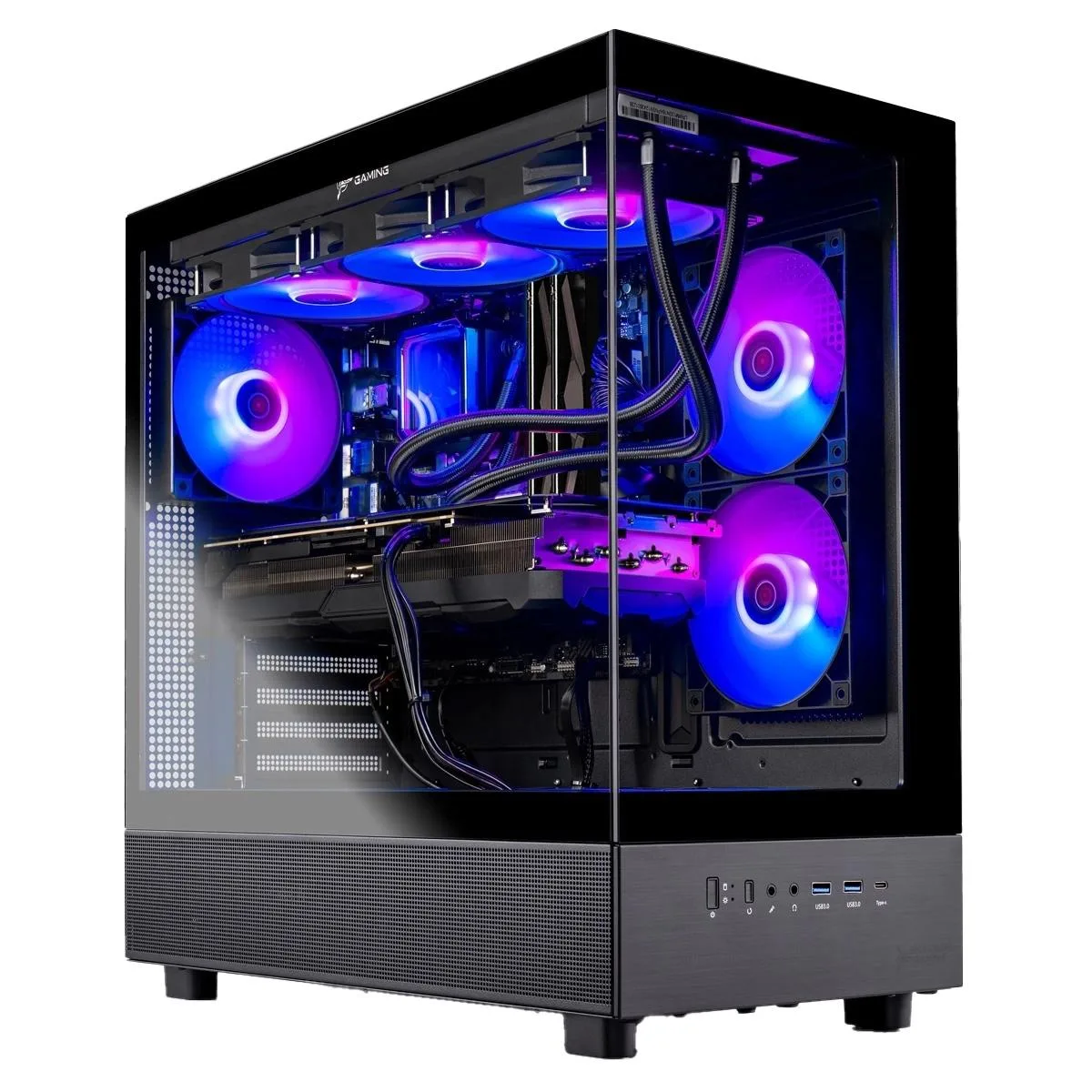 Skytech Skytech Azure 3 Ryzen 7 9800X3D RX 9070 XT 32GB DDR5 1TB NVMe gaming PC — product photo