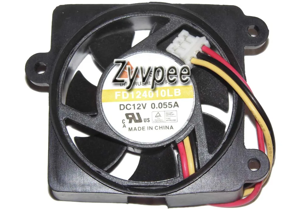 Zyvpee Zyvpee FD124010LB 40x10mm 12V .055A 3-pin case fan — ภาพสินค้า