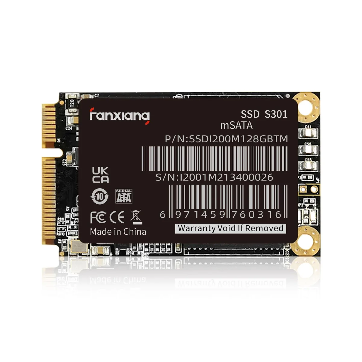 FANXIANG FANXIANG S301 mSATA 512GB internal SSD — product photo