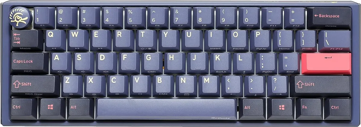 Ducky Ducky One 3 Mini Cosmic Blue 60% Hotswap Mechanical Gaming Keyboard Cherry MX Ergo Clear — zdjęcie produktu