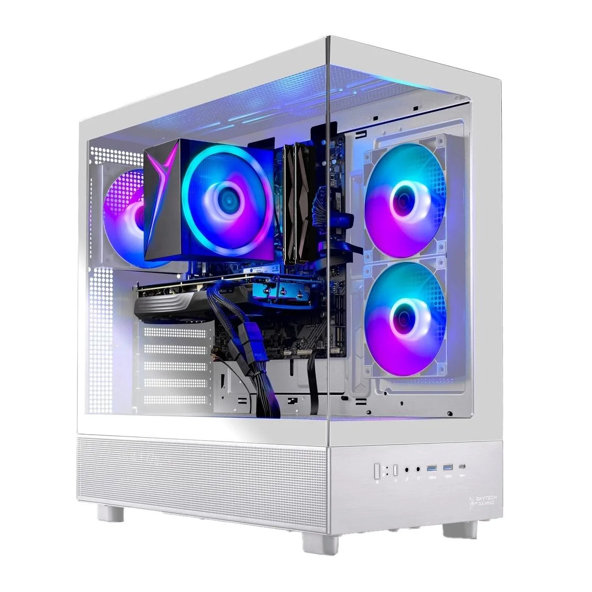 Skytech Skytech Azure 3 STT-AZURE3-3231-CO1 Ryzen 5 7600 RTX 5070 12GB 16GB DDR5 6000 1TB NVMe 850W — product photo