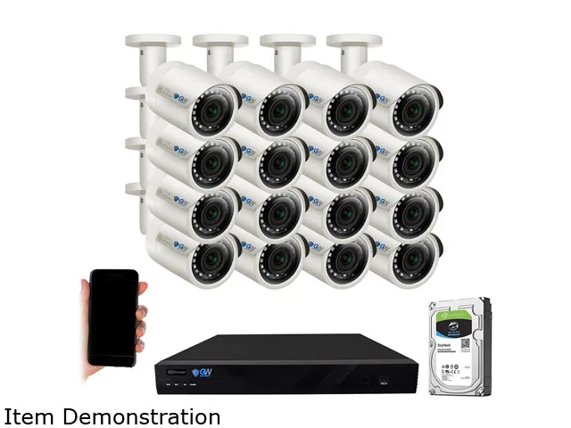 GW Security Inc. GW Security Inc. 16CH 4K H.265 NVR 16×5MP IP Camera Kit 4TB — product photo