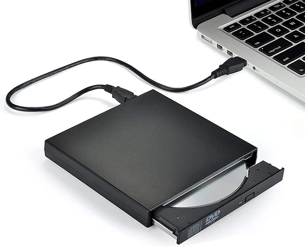 OAKEN OAKEN USB 2.0 External CD-RW DVD Drive Enclosure Black — product photo