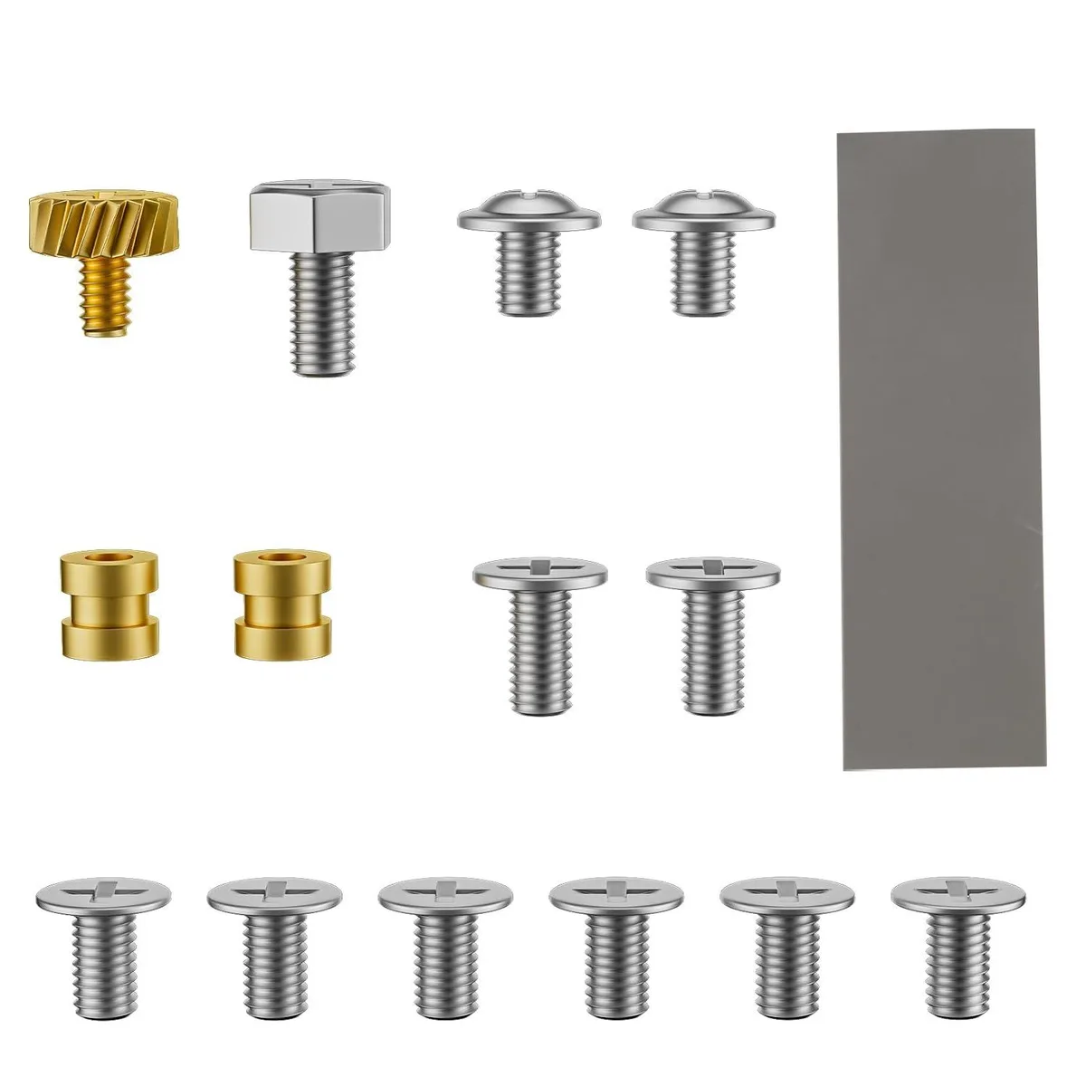 LORDWORLD LORDWORLD M.2 Screws Kit with Cooling Pad for 2.5" Enclosure 2242/2260/2280 — product photo