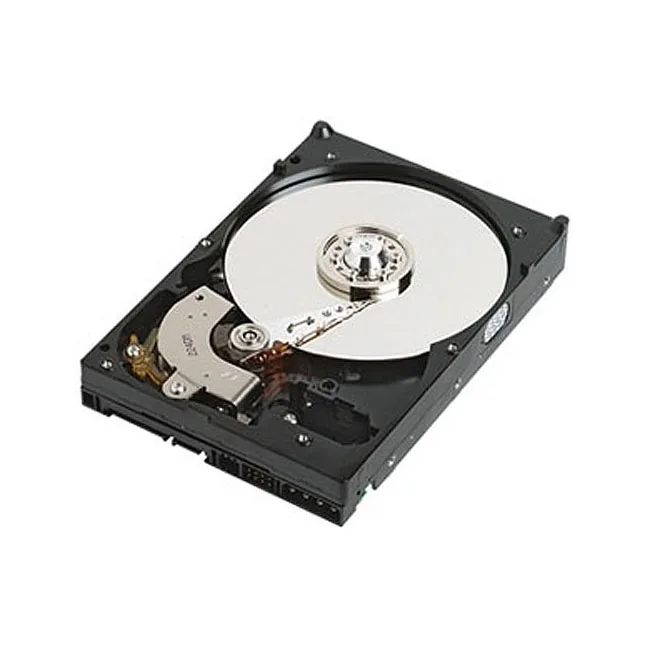 Silver 3.5 inch Dell SAS hard drive with circuit board visible