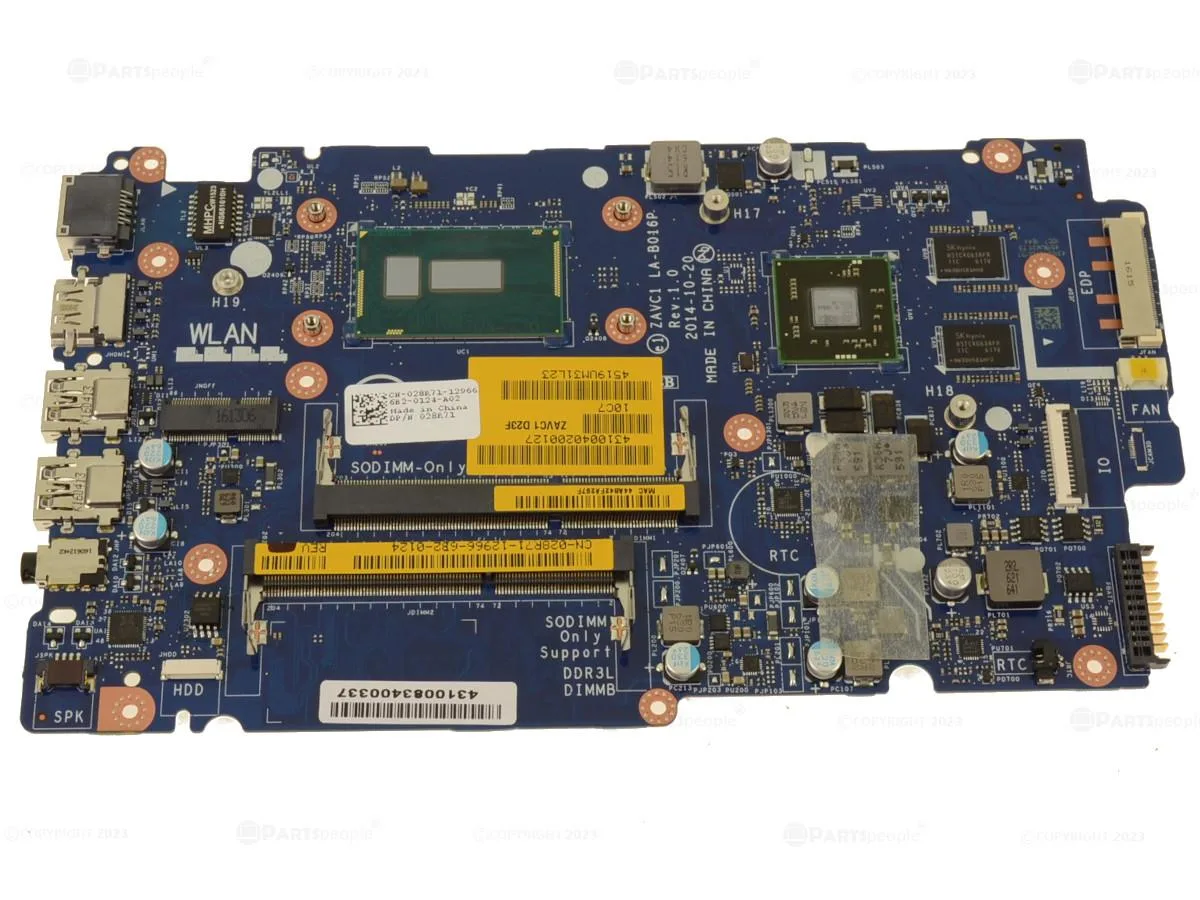 DELL DELL Inspiron 5448 5548 Motherboard i5-5200U 2.2GHz Radeon 28R71 — fotografie produktu