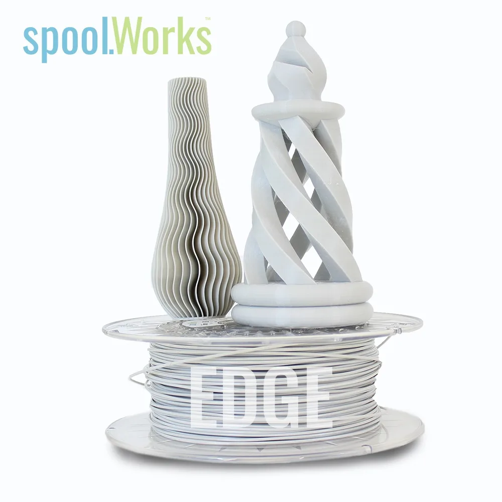 E3D Online E3D Online spoolWorks EDGE Filament 2.85mm 750g Light Grey06 3d printers accessory — Produktfoto