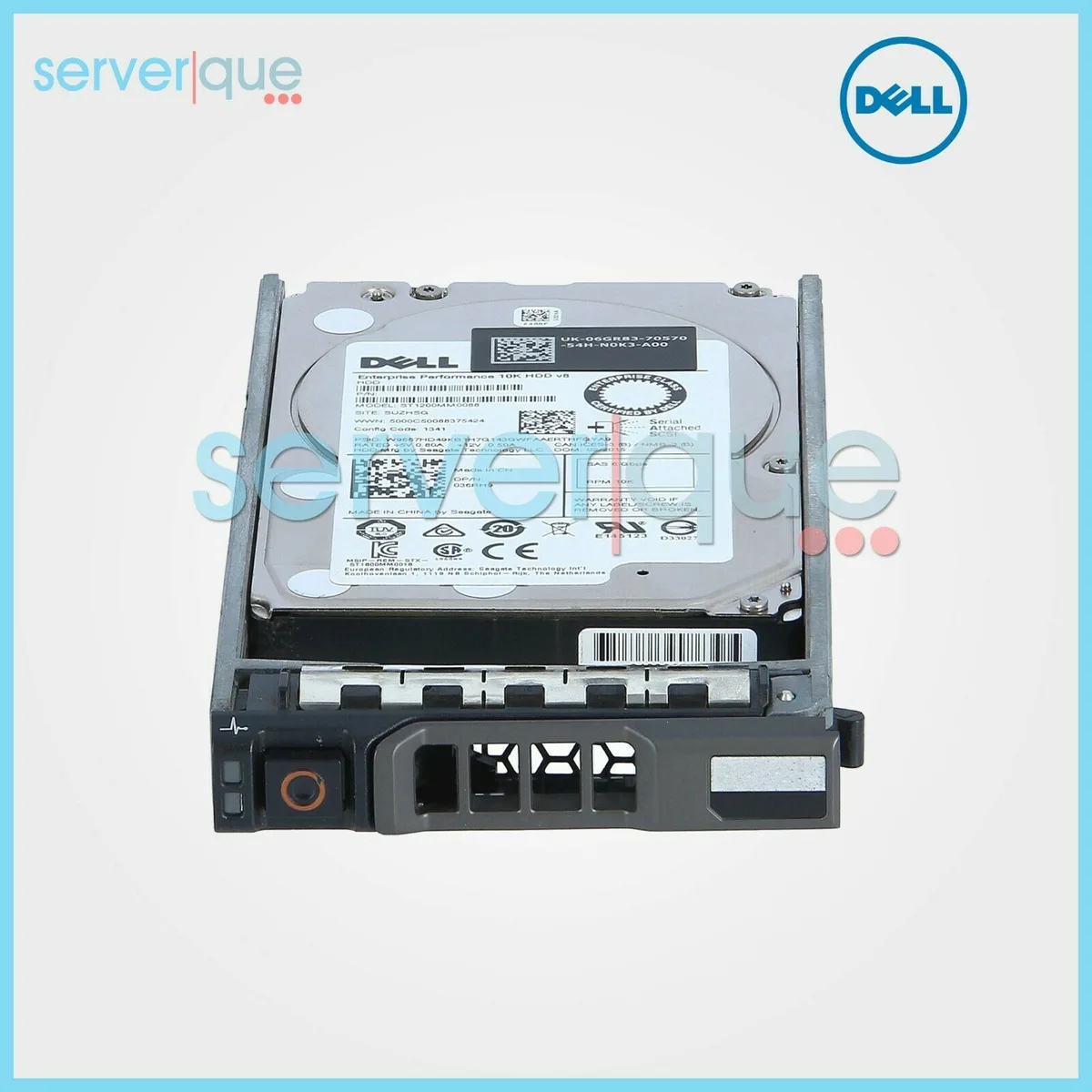 DELL DELL DL1800MM0159Product 1.8TB 10K SAS 12G 256M 512e 2.5" internal hard drive — toote foto