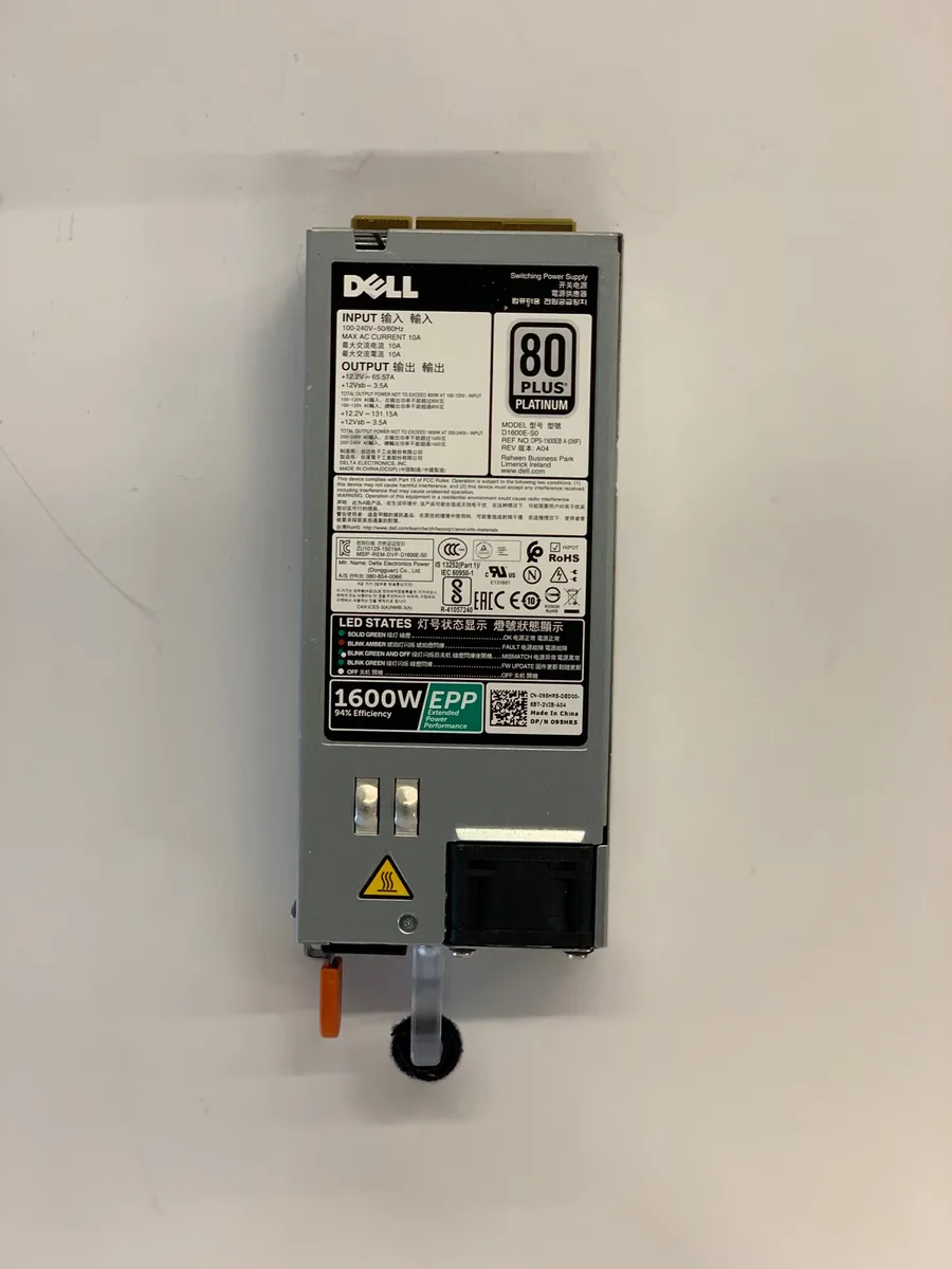 DELL DELL 95HR5 1600W Power Supply for PowerEdge R740/740xd — photo du produit