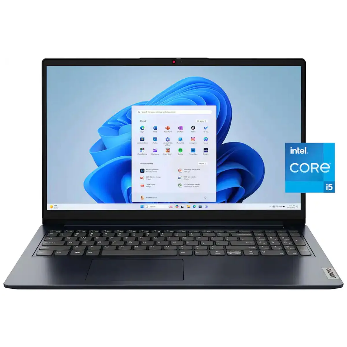 Abyss Blue Lenovo Ideapad 1i 15.6 inch touchscreen laptop