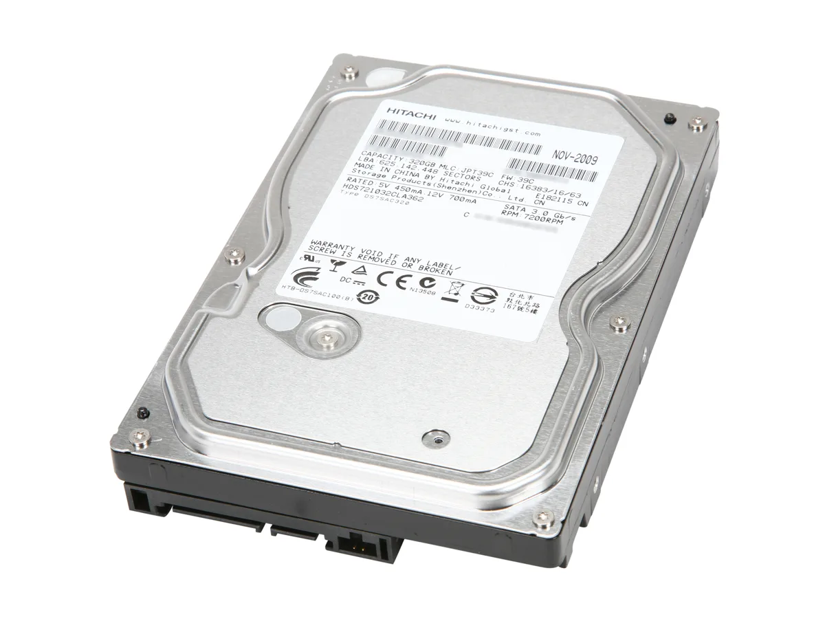 HGST HGST HDS721032CLA362 320GB 7200 RPM 16MB SATA 3.0Gb/s 3.5" internal hard drive — φωτογραφία προϊόντος