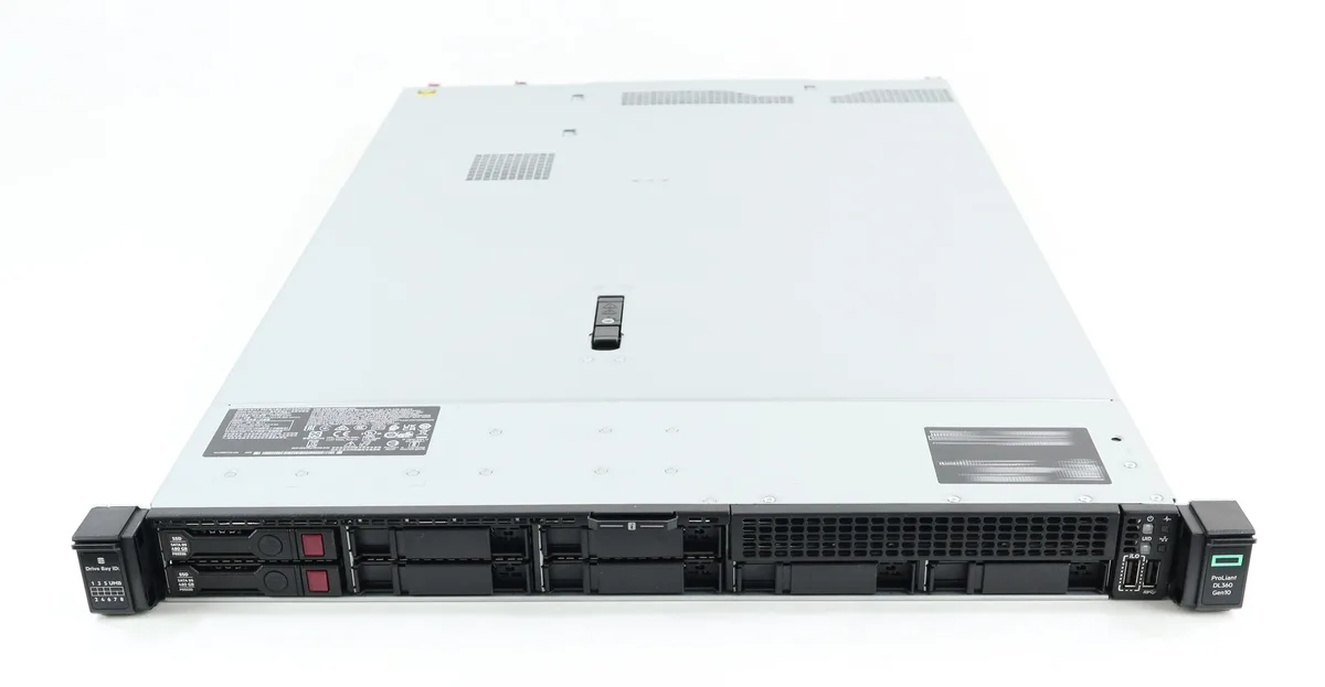 HPE HPE HSTNS-PL41-1 ProLiant DL360 Gen10 rack server Xeon Gold 6254 3.1GHz 128GB RAM 480GB SSD — 商品写真