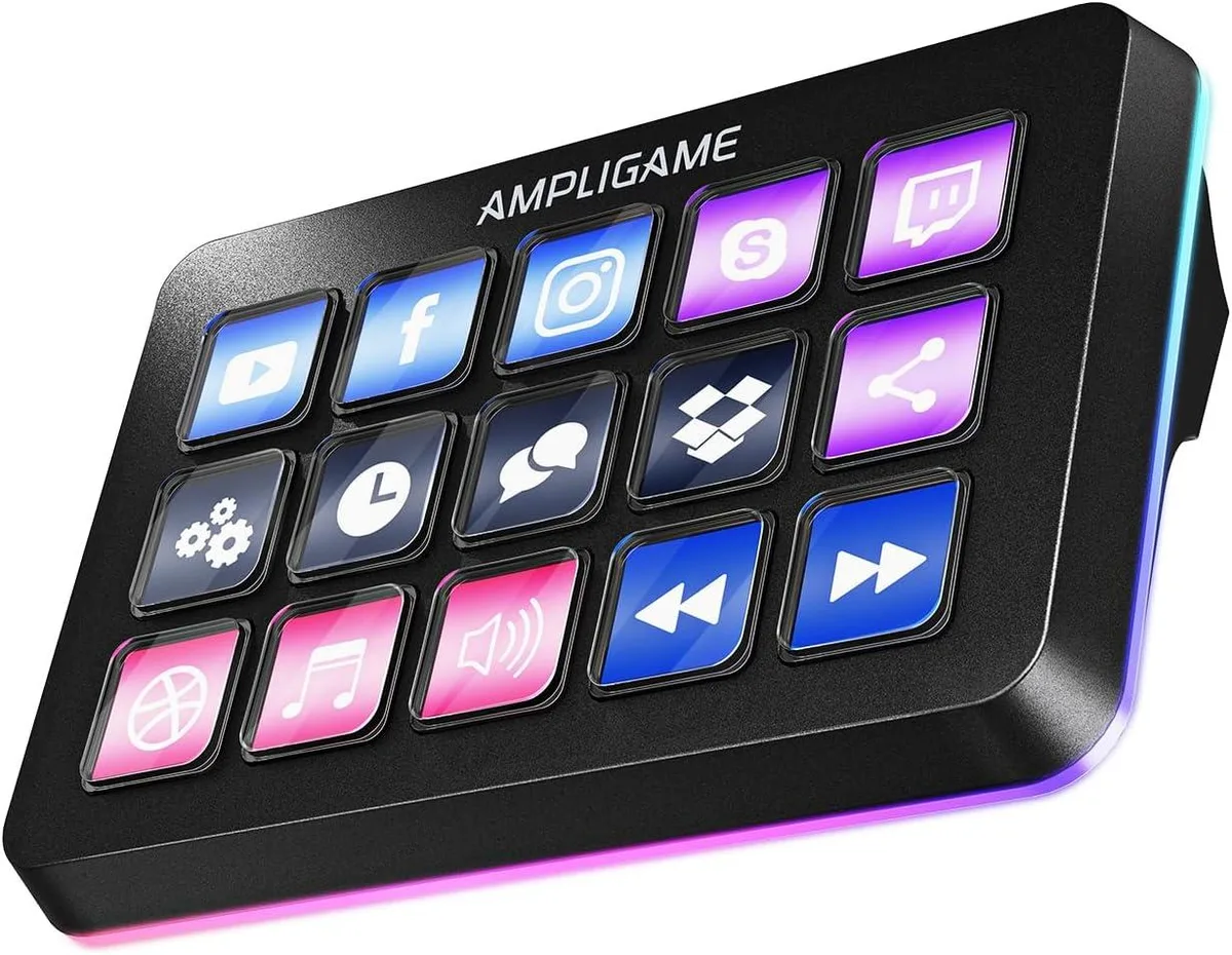 FIFINE FIFINE Stream Controller 15 Macro Keys Gaming Keyboard — Produktfoto