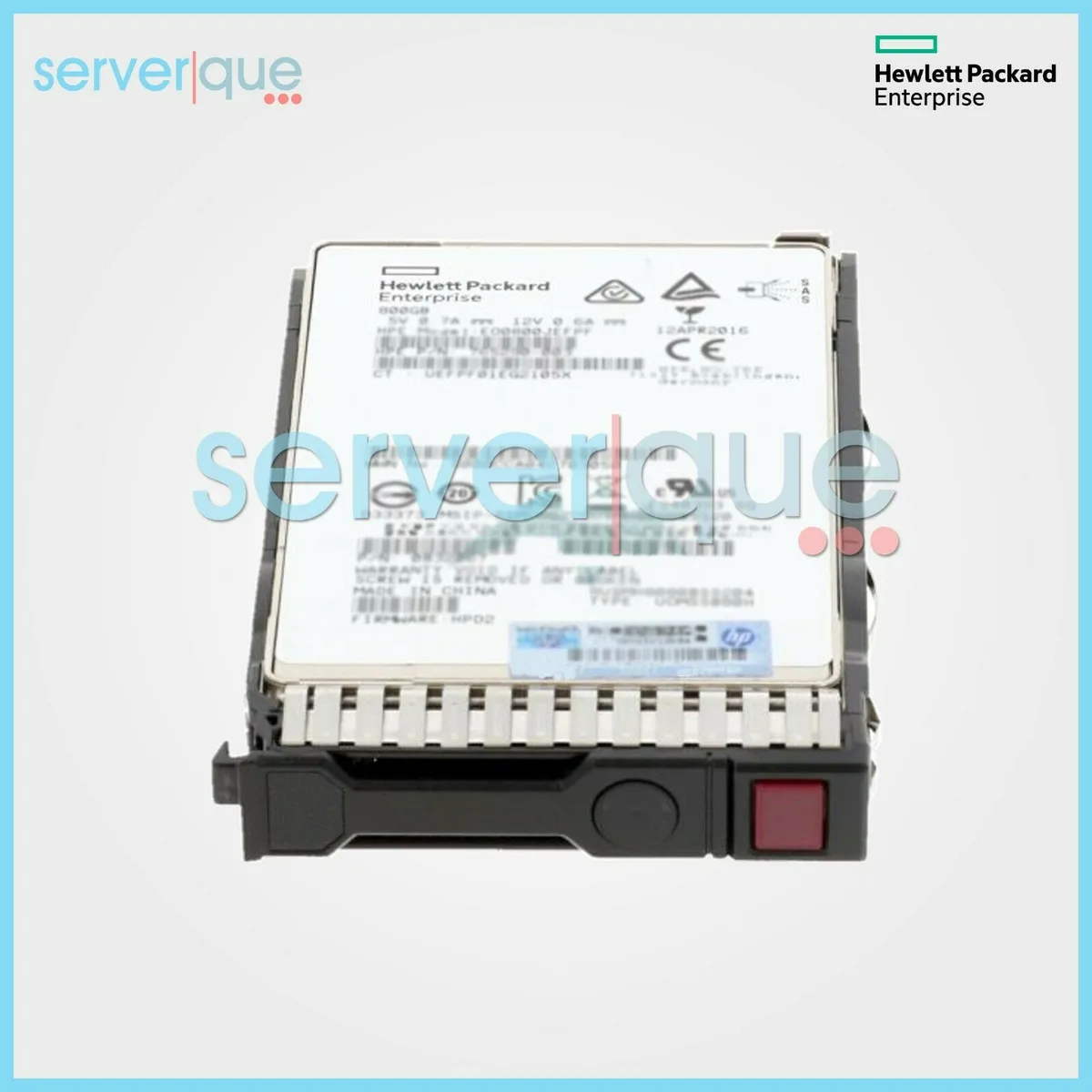 HPE 480GB 2.5 inch SFF Smart Carrier SATA SSD with carrier handle
